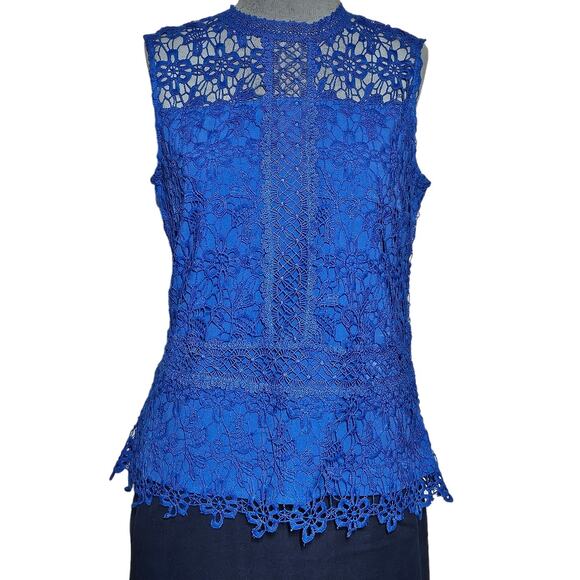 Laundry Blou Lace Sleeveless Blouse Size Small - Picture 1 of 4